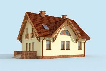  Projekt domu Santa Susana 2 (SLN1545) - projekt domu parterowego z poddaszem - Zdjęcie 4