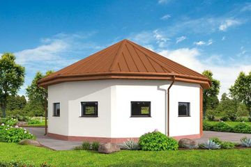  Projekt lonżowni S47 Lonżownia (SLN1575) - projekt lonżowni parterowego - Zdjęcie 3