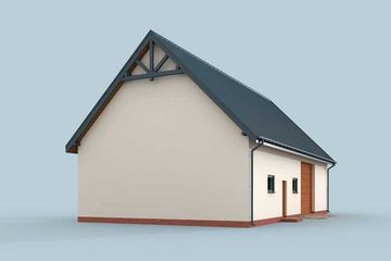  Projekt garażu G240a (SLN1576) - projekt garażu parterowego - Zdjęcie 4