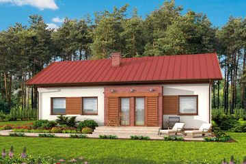  Projekt domu Bellona (SLN1579) - projekt domu parterowego - Zdjęcie 3