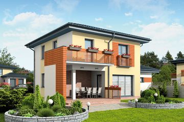  Projekt domu Bermejo (SLN1600) - projekt domu z pełnym piętrem - Zdjęcie 3