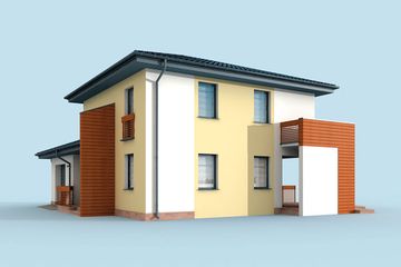  Projekt domu Bermejo (SLN1600) - projekt domu z pełnym piętrem - Zdjęcie 4