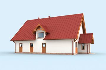  Projekt stajni S49 Stajnia dla koni - 6 boksów (SLN1745) - projekt stajni parterowego - Zdjęcie 4