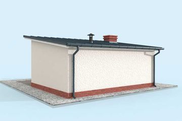  Projekt kuchni letniej KL3 Kuchnia letnia / Bud. gospodarczy (SLN2152) - projekt kuchni parterowego - Zdjęcie 4