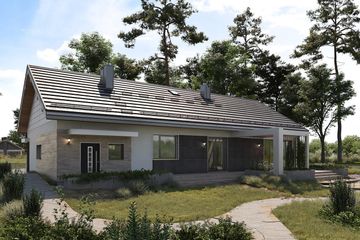  Projekt domu Dagmara (1525) (KRD2683) - projekt domu parterowego - Zdjęcie 1