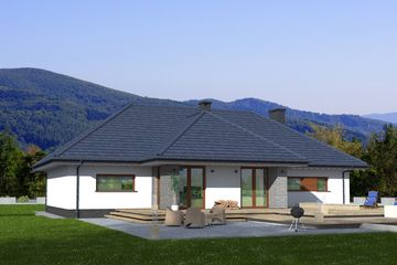  Projekt domu Colorado (BBE1009) - projekt domu parterowego - Zdjęcie 3