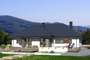  Projekt domu Colorado (BBE1009) - projekt domu parterowego - Zdjęcie 4