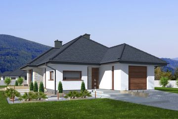  Projekt domu Genewa (BBE1010) - projekt domu parterowego - Zdjęcie 3