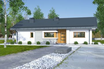  Projekt domu Nevada 2 (BBE1036) - projekt domu parterowego - Zdjęcie 3