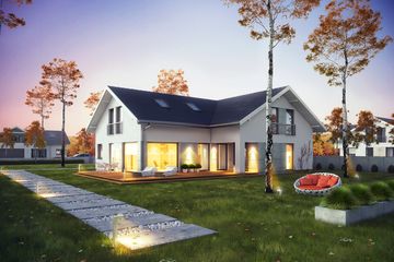  Projekt domu Orlean (BBE1031) - projekt domu parterowego z poddaszem - Zdjęcie 3