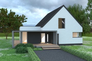  Projekt domu T-square 2 (WAF1035) - projekt domu parterowego - Zdjęcie 1