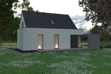  Projekt domu T-square 2 (WAF1035) - projekt domu parterowego - Zdjęcie 3
