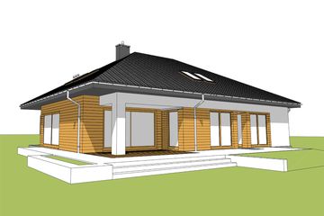  Projekt domu Marcel (WRC2639) - projekt domu parterowego - Zdjęcie 1