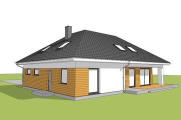  Projekt domu Olaf G2 01 (WRC2640) - projekt domu parterowego z poddaszem - Zdjęcie 2