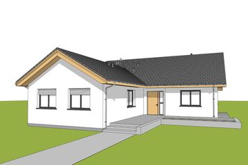  Projekt domu Simon 01 (dwulokalowy) (WRC2641) - projekt domu parterowego - Zdjęcie 3
