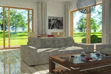  Projekt domu Jantar MDM wersja A paliwo stałe (WRD2517) - projekt domu parterowego z poddaszem - Zdjęcie 5