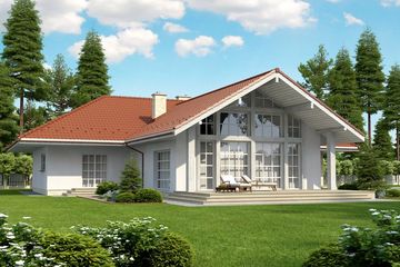  Projekt domu Lemko Termo (KRH1390) - projekt domu parterowego - Zdjęcie 3