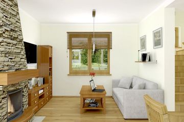  Projekt domu Agatka bez garażu [B] (WRF1029) - projekt domu parterowego z poddaszem - Zdjęcie 5