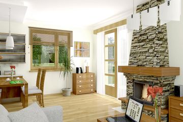  Projekt domu Agatka bez garażu [B] (WRF1029) - projekt domu parterowego z poddaszem - Zdjęcie 9