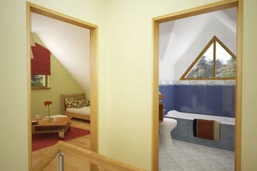  Projekt domu Agatka z garażem 1-st. [A] (WRF1237) - projekt domu parterowego z poddaszem - Zdjęcie 10