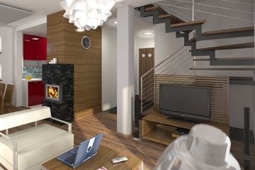  Projekt domu Eco 3 z garażem 1-st. [A] (WRF1457) - projekt domu parterowego z poddaszem - Zdjęcie 8