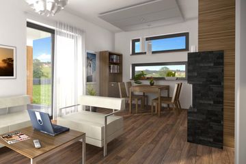  Projekt domu Eco 3 bez garażu [B] (WRF1467) - projekt domu parterowego z poddaszem - Zdjęcie 4