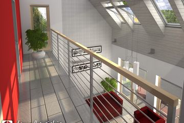  Projekt domu Oleg z garażem 1-st. [A] (WRF1364) - projekt domu parterowego z poddaszem - Zdjęcie 5