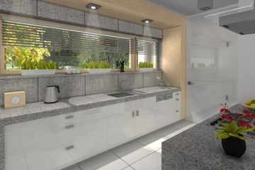  Projekt domu Oleg z garażem 2-st. [A1] (WRF1379) - projekt domu parterowego z poddaszem - Zdjęcie 5