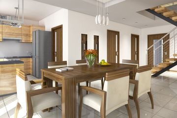  Projekt domu Tytus z garażem 1-st. [A] (WRF1412) - projekt domu parterowego z poddaszem - Zdjęcie 5