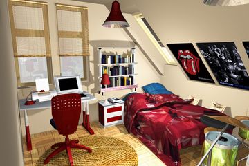  Projekt domu Sójka z garażem 1-st. [A] (WRF1136) - projekt domu parterowego z poddaszem - Zdjęcie 5