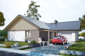  Projekt domu Angularis III G1 (SLS1006) - projekt domu parterowego - Zdjęcie 1