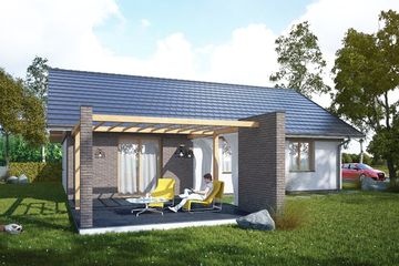  Projekt domu Angularis III G1 (SLS1006) - projekt domu parterowego - Zdjęcie 2