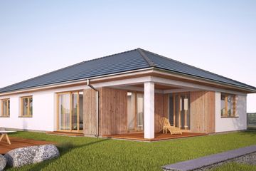  Projekt domu Separatus I (SLS1024) - projekt domu parterowego - Zdjęcie 1