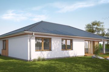  Projekt domu Separatus I (SLS1024) - projekt domu parterowego - Zdjęcie 2