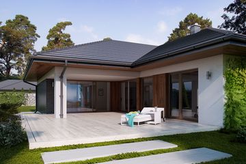  Projekt domu Goran (BSE1088) - projekt domu parterowego - Zdjęcie 2
