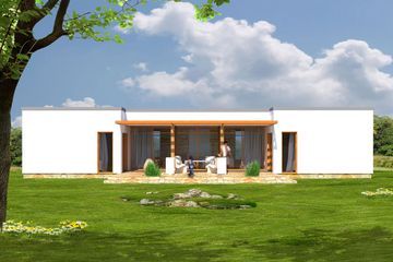  Projekt domu MD-21 (KKA1020) - projekt domu parterowego - Zdjęcie 1