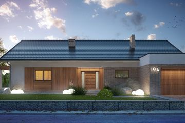  Projekt domu Gelidus I G2 (SLS1032) - projekt domu parterowego - Zdjęcie 1