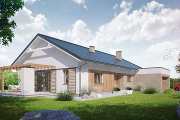  Projekt domu Gelidus I G2 (SLS1032) - projekt domu parterowego - Zdjęcie 2