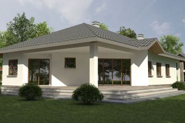  Projekt domu DJ 001 (WAM1000) - projekt domu parterowego - Zdjęcie 3