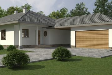  Projekt domu DJ 001 (WAM1000) - projekt domu parterowego - Zdjęcie 4