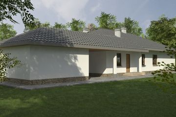  Projekt domu DJ 001 (WAM1000) - projekt domu parterowego - Zdjęcie 5