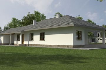  Projekt domu DJ 001 (WAM1000) - projekt domu parterowego - Zdjęcie 6