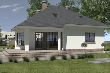  Projekt domu DJ 004 (WAM1004) - projekt domu parterowego z poddaszem - Zdjęcie 3