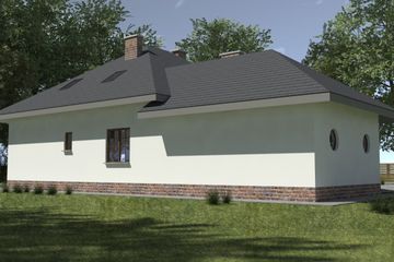  Projekt domu DJ 004 (WAM1004) - projekt domu parterowego z poddaszem - Zdjęcie 5