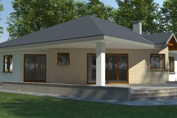  Projekt domu DJ 006 (WAM1006) - projekt domu parterowego - Zdjęcie 4