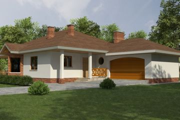  Projekt domu DJ 007 (WAM1007) - projekt domu parterowego - Zdjęcie 3