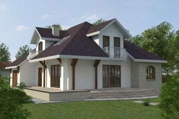  Projekt domu DJ 012 (WAM1011) - projekt domu parterowego z poddaszem - Zdjęcie 3