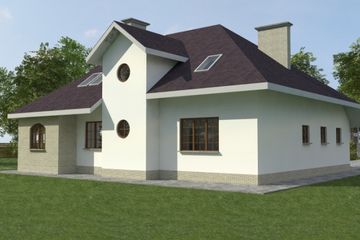  Projekt domu DJ 012 (WAM1011) - projekt domu parterowego z poddaszem - Zdjęcie 4