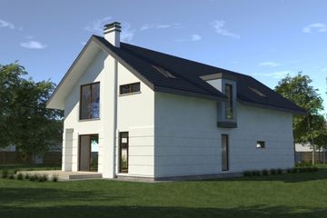  Projekt domu DJ 039 (WAM1145) - projekt domu parterowego z poddaszem - Zdjęcie 8