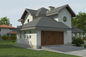  Projekt domu DJ 043A (WAM1028) - projekt domu parterowego z poddaszem - Zdjęcie 8